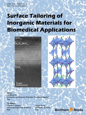 cover image of Surface Tailoring of Inorganic Materials for Biomedical Applications